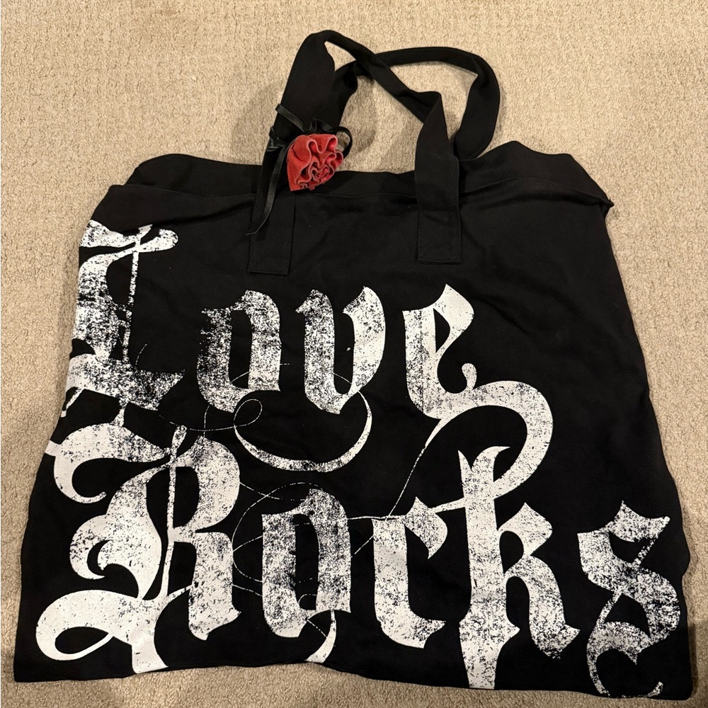 Victoria's Secret Kat Von D Canvas Tote Bag